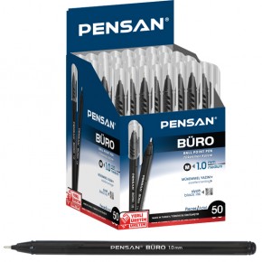 Pensan Tükenmez Kalem Büro 1.0 MM Siyah 2270 (1 Adet)
