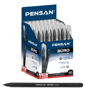 Pensan Tükenmez Kalem Büro 1.0 MM Siyah 2270 (1 Adet)