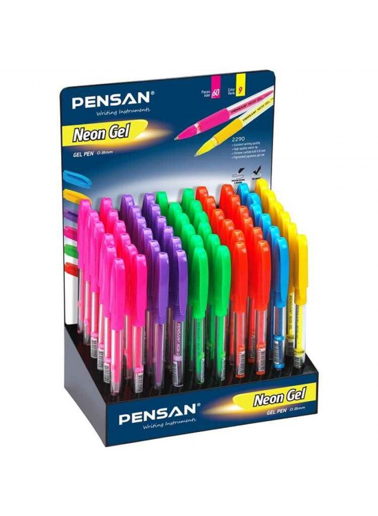 Pensan Tükenmez Kalem Jel Pvc 1.0 mm Neon 2290 (1 Adet)