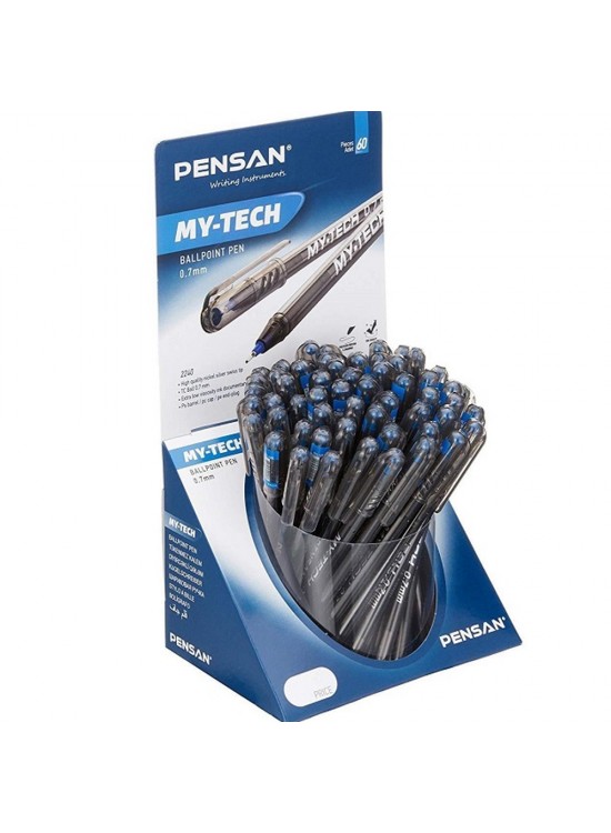 Pensan Tükenmez Kalem My-Tech 1.0 mm Mavi 2250 (1 Adet)