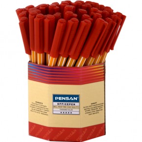 Pensan Tükenmez Kalem Office Pen Kırmızı 1010 (1 Adet)