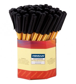 Pensan Tükenmez Kalem Office Pen Siyah 1010 (1 Adet)