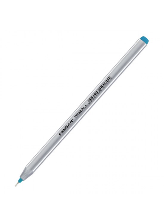 Pensan Tükenmez Kalem Triball 1.0 MM Bilye Uç Mavi Yeşil 1003 (1 Adet)