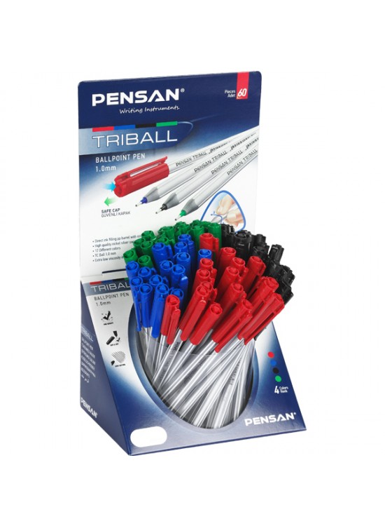 Pensan Tükenmez Kalem Triball 1.0 mm Bilye Uç MSKY 1003 (1 Adet)