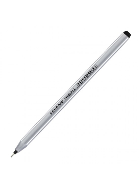 Pensan Tükenmez Kalem Triball 1.0 MM Bilye Uç Siyah 1003 3080.10562 (1 Adet)