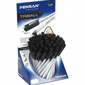 Pensan Tükenmez Kalem Triball 1.0 mm Bilye Uç Siyah 1003 3080.10609 (1 Adet)