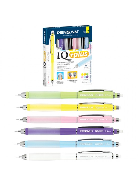 Pensan Versatil Kalem IQ Plus 0.7 mm 5 Renk 21130 (1 Adet)