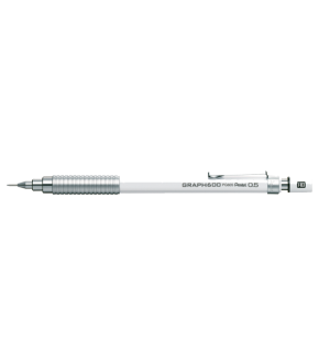 Pentel Çizim Kalemi Graph 600 0.5 MM Beyaz PG605-W