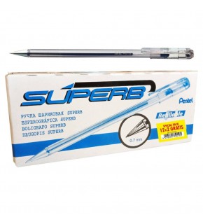 Pentel Roller Kalem Yağ Bazlı 0.7 MM Mavi