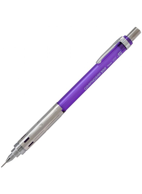 Pentel Teknik Çizim Ve Yazı Versatili 0.5 MM Mor GraphGear 300