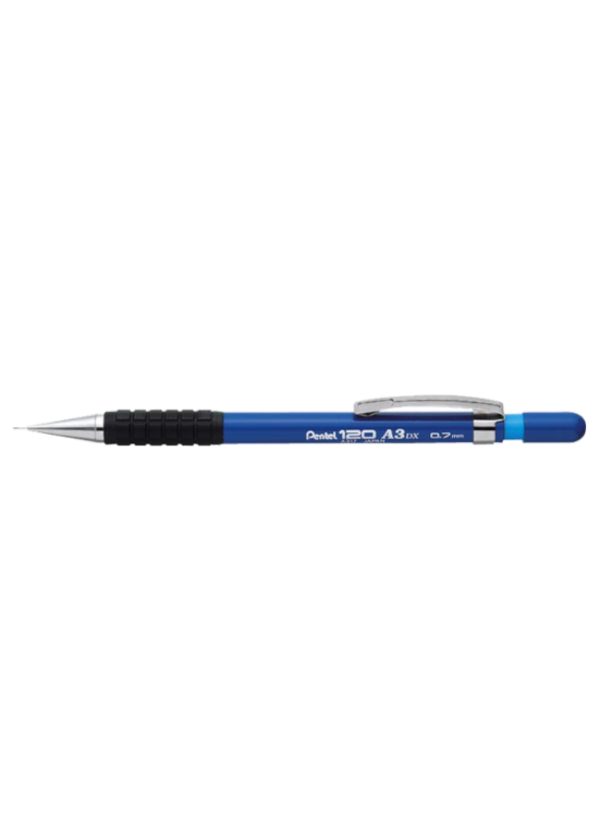Pentel Versatil Kalem  Genel Kullanım İçin Tutaçlı 0.7 MM Mavi A317-C