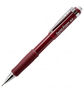 Pentel Versatil Kalem Twıst Metal Klipsli Büyük Boy Silgili 0.7 MM QE517-BX