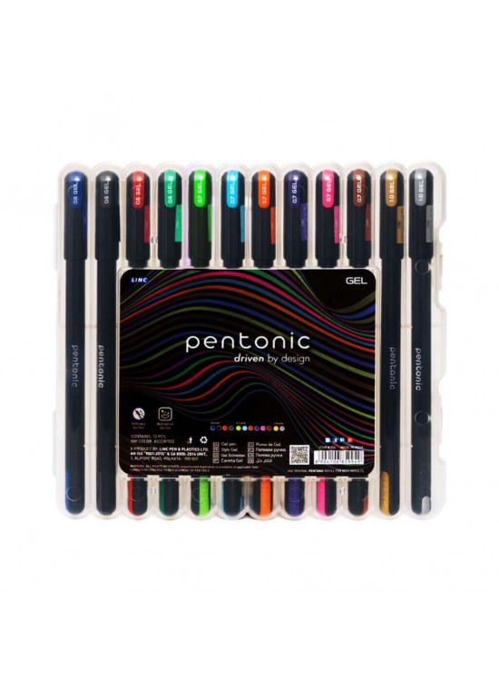 Pentonic Jel Kalem Blister Set Karışık Renk 12 Li