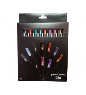 Pentonic Jel Kalem Glizt Sml  Blstr Set Krşk Renk 10 Lu