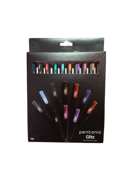 Pentonic Jel Kalem Glizt Sml  Blstr Set Krşk Renk 10 Lu