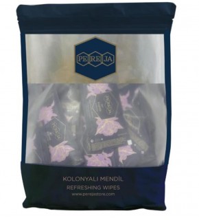 Pereja Kaşmir Kolonyalı Mendil 7x12 50li