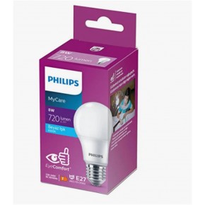 Philips Ledbulb 720 lumen  8w 6500k Led Beyaz E27 220-240w