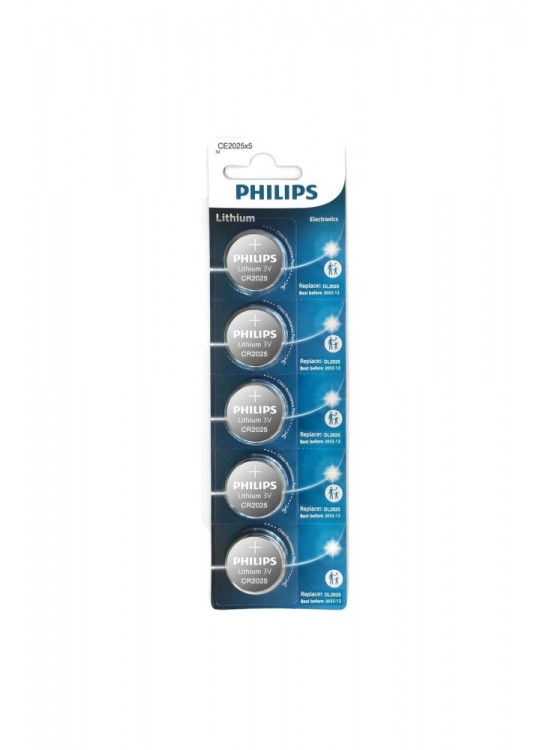Philips Lithium Pil Cr2025 3.0V 5 Li Philips Lithium Pil Cr2025 3.0V 5 Li