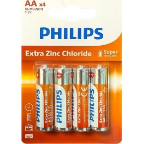 Philips Longlife Kalem Pil AA 4 Lü Ph-r6l4b/10