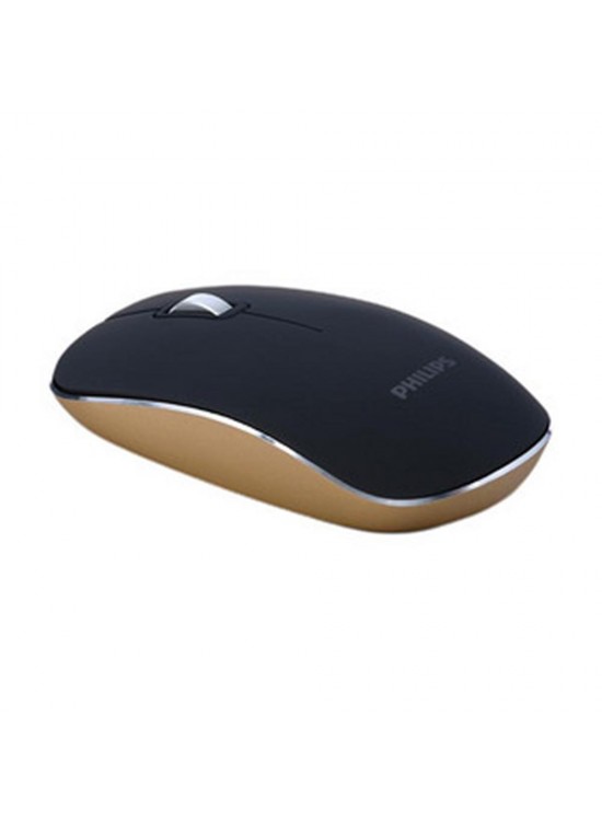 Philips SPK7323-93 Black and Gold Kablosuz Sessiz Optik Mouse Philips SPK7323-93 Black and Gold Kablosuz Sessiz Optik Mouse
