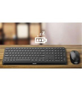Philips SPT6307B-38 Kablosuz Klavye Mouse Seti Siyah 3000 Series 2.4Ghz Silent Desing