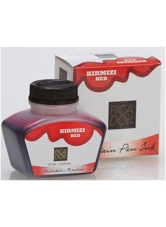 Picador Dolma Kalem Mürekkebi 57 ML Kırmızı (1 Adet)