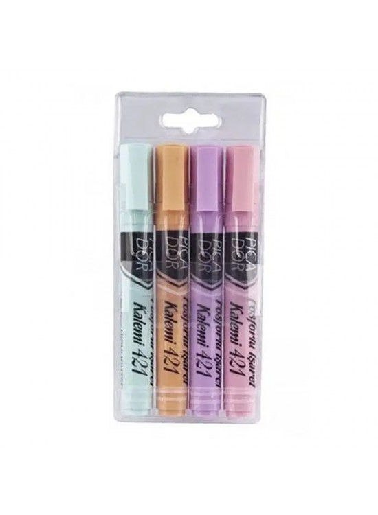 Picador Fosforlu Kalem Pastel 4 Lü Karışık 421 Picador Fosforlu Kalem Pastel 4 Lü Karışık 421