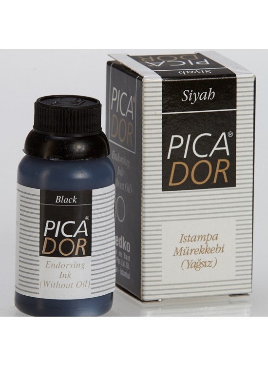 Picador Istampa Mürekkebi 30 CC Siyah (1 Adet)