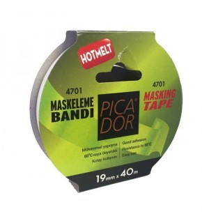 Picador Krepe (Maskeleme) Bantı 60 Derece Isıya Dayanıklı Askılı 19x40 4701