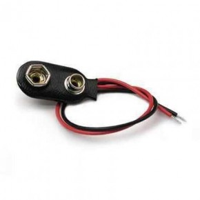 Pil Yatağı Askılı 9 Volt (1 Adet)