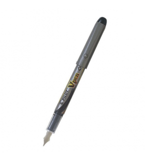 Pilot Dolma Kalem V-Pen Silver Siyah SVP-4M-B