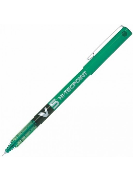 Pilot Roller Kalem V-5 HıtecPoint Yeşil (1 Adet)