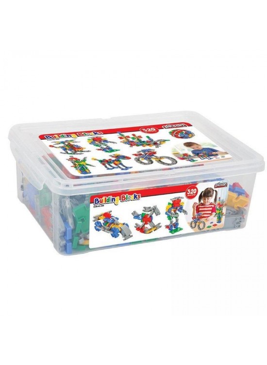 Pilsan Oyuncak Building Bloklar 320 Parça 3508-P