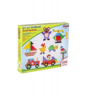 Pilsan Oyuncak Çıtçıt Bloklar 224 Lü 03284