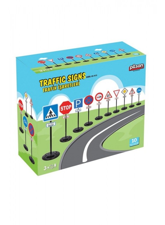Pilsan Oyuncak Trafik İşaretleri 03415 Pilsan Oyuncak Trafik İşaretleri 03415