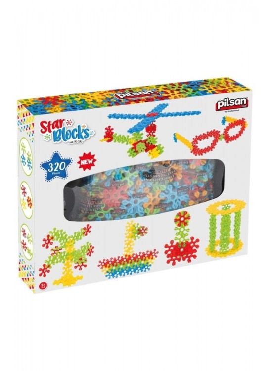Pilsan Oyuncak Yıldız Bloklar 320 Parça 03590