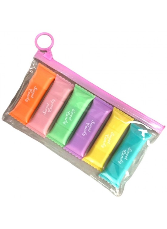 Pinco Fosforlu Kalem Cnady Mini 6 Lı DL-206 Pinco Fosforlu Kalem Cnady Mini 6 Lı DL-206