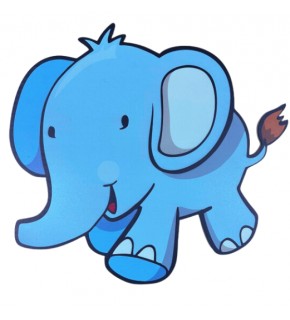 Piramit Ahşap Hayvan Figürü Fil