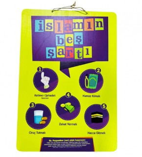 Piramit Ahşap Kuran Kursu Yazıları