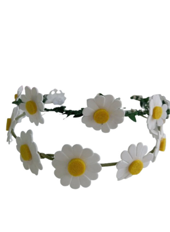 Piramit Papatya Çember Taç (1 Adet) Piramit Papatya Çember Taç (1 Adet)