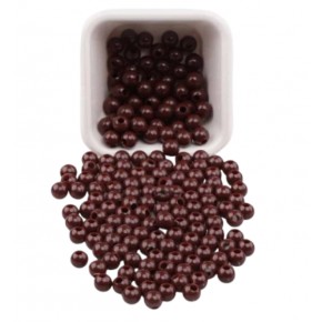 Plastik Boncuk 10Mm 500Gr Kahve B7168