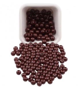 Plastik Boncuk 10Mm 500Gr Kahve B7168