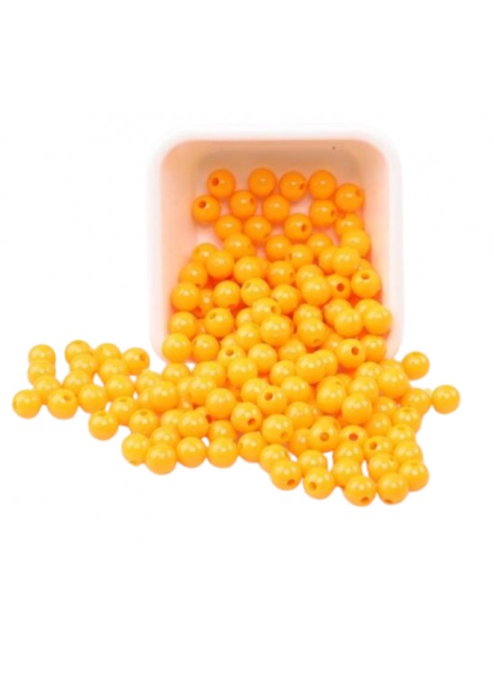 Plastik Boncuk 10Mm 500Gr Sarı B3977