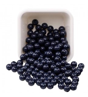 Plastik Boncuk 10Mm 500Gr Siyah B3991