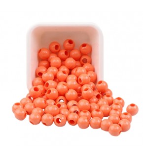 Plastik Boncuk 10Mm 500Gr Turuncu B3979