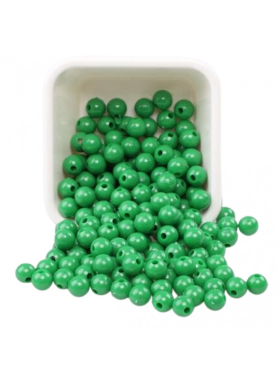 Plastik Boncuk 10Mm 500Gr Yeşil B3986
