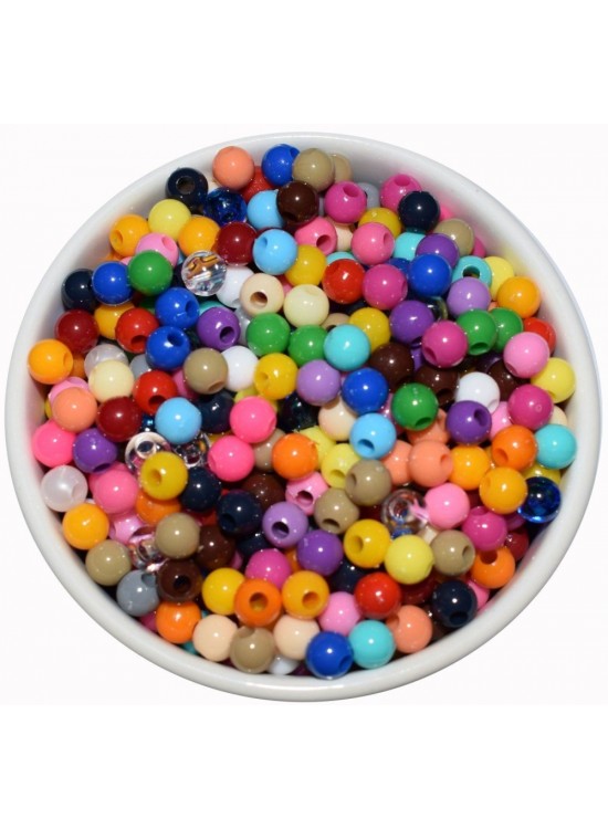 Plastik Makrome Boncuk 6Mm K.Askılı 12704