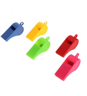 Plastik Renkli Düdük İpsiz (1 Adet)