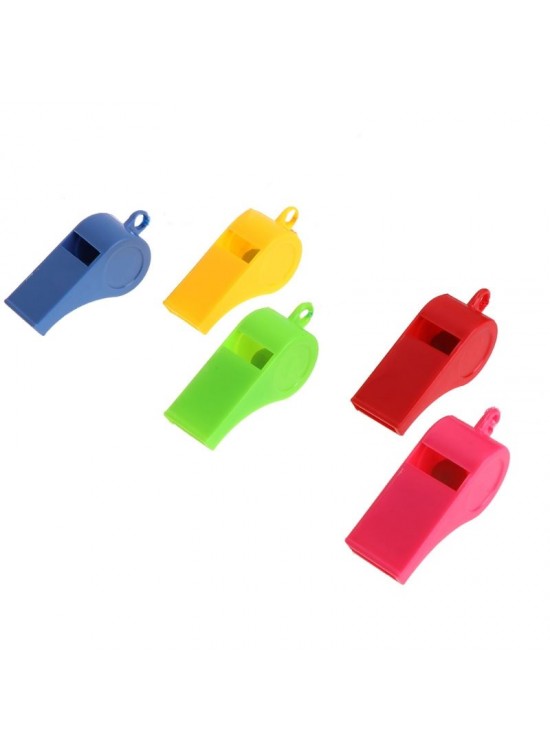 Plastik Renkli Düdük İpsiz (1 Adet)