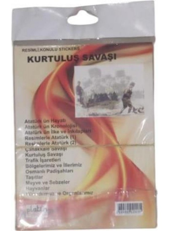 Platin Sticker Kurtuluş Savaşı Platin Sticker Kurtuluş Savaşı